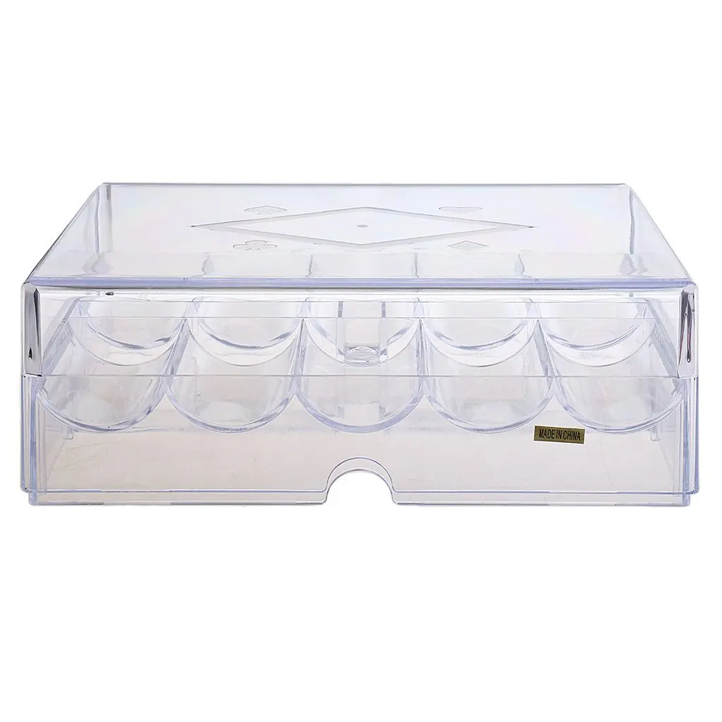 Прозрачный лоток с чипом 200 карат