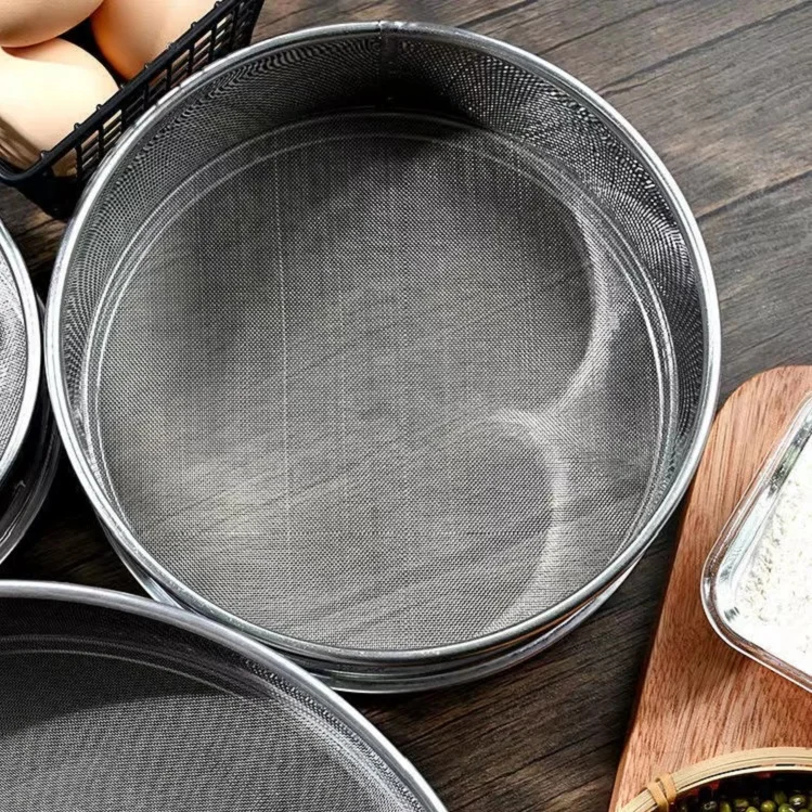 Lab Stainless Steel Mesh Sieve Sieve Laboratory Test Sieve For Particle Size Analysis Soil Cement Aggregate Sand Test Brass Test