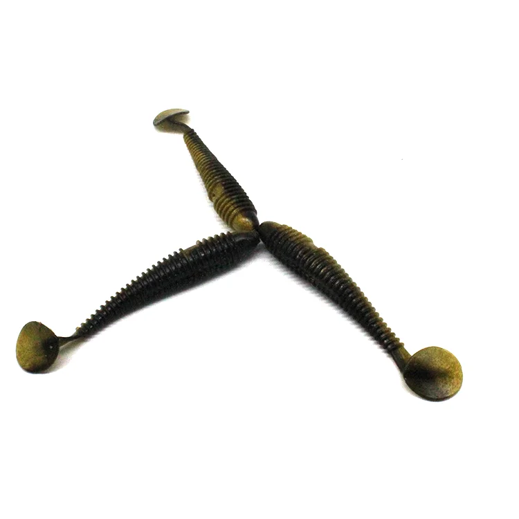 Silicone Double Tail Swallow Red Worm Live Bait Clip Lug Natural Long Stick Moving Worm Bait Lure Vietnam