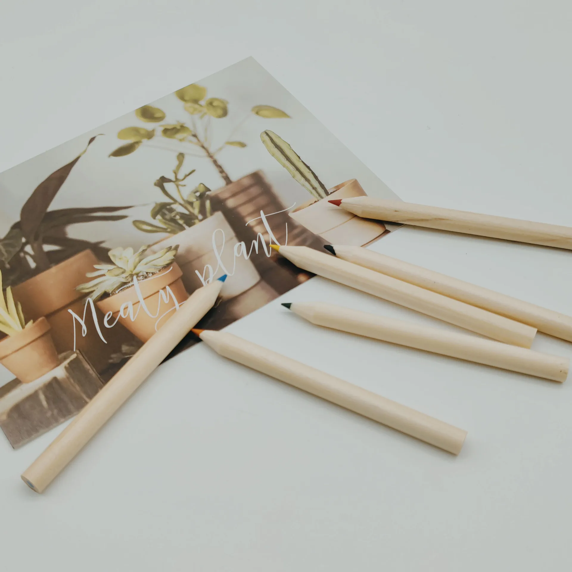 customizable school students painting stationery 3.5 inch mini 6/12/24 colors pencil