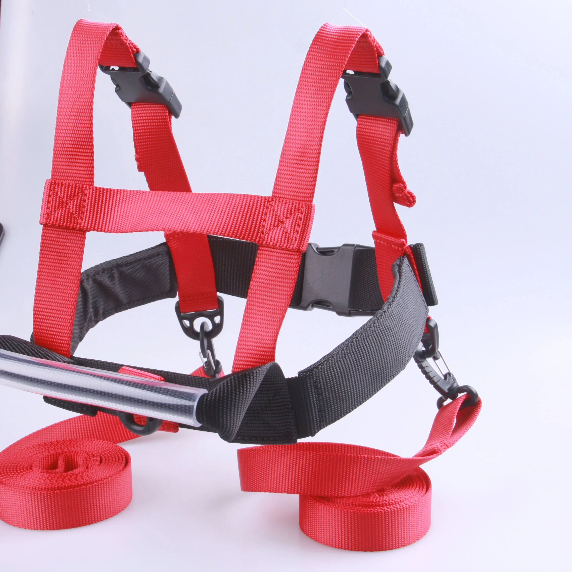  Customized logo durable ski trainer harness with removable bag for