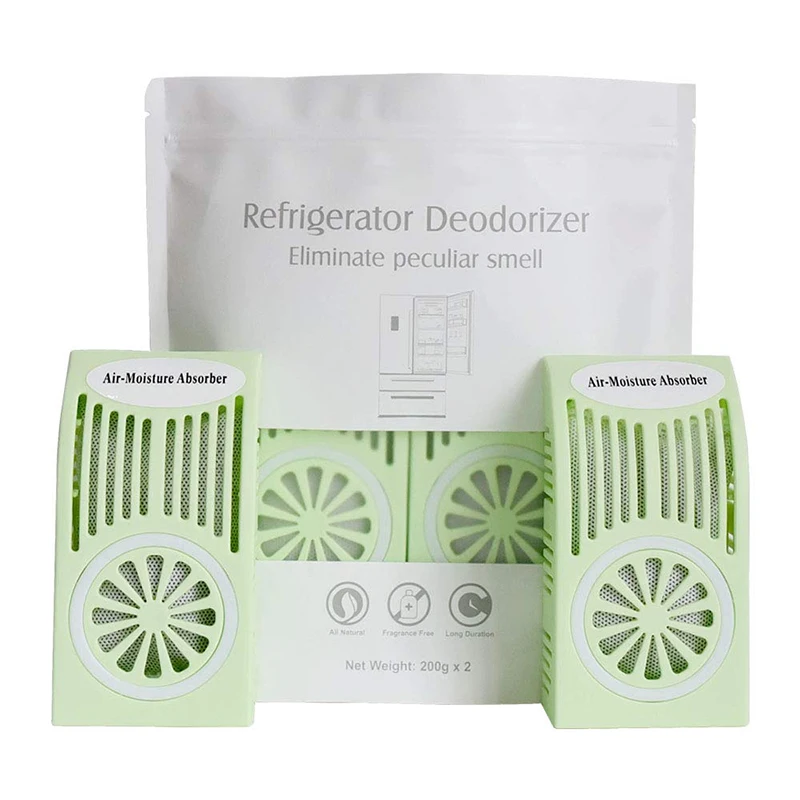 Refrigerator Deodorizer  Fridge and Freezer Odor Eliminator Air Fresh Odor Eliminator Deodorizing Refrigerator Deodorizer Box