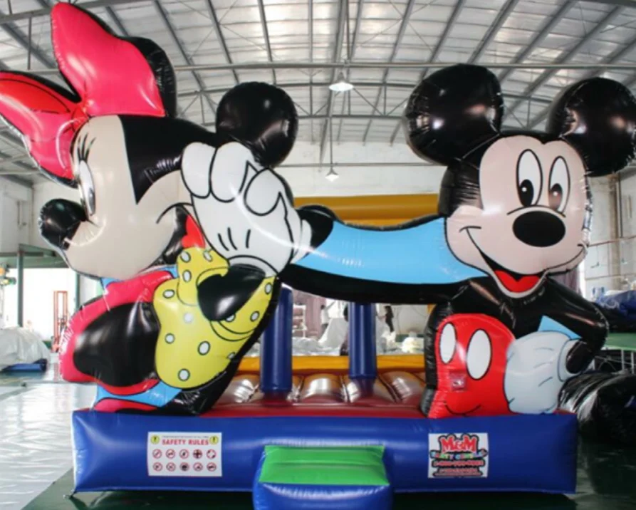 
Cute mickey mouse castle high quality inflatable bounce house mickey mouse bouncer house jumping bouncy castles for sale 