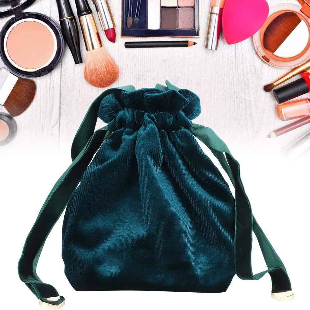 2021 Fashion Hot Selling Custom Logo Large Capacity Pull Rope Velvet Gift Bag