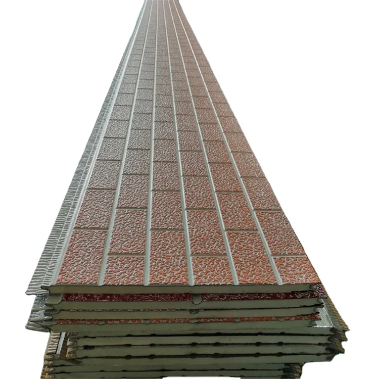 2022 Prefab House Building and Decoration With Pu Metal Wall Panels