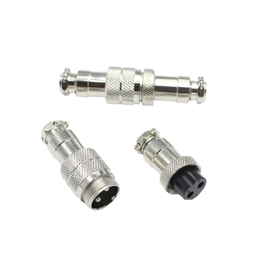 Supplier IP55 M16 Aviation Metal Panel Mount Plug Sockets Straight Angled Male Female GX16 Cable BNC Connector Power Waterproof