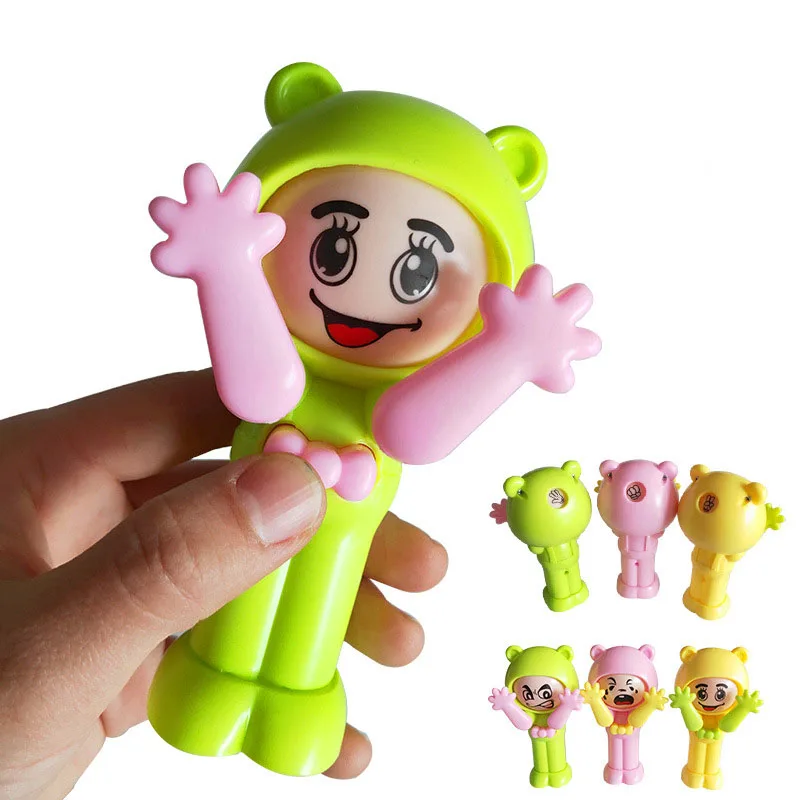 Интересная игра в угадывание лица камень ножницы игрушка-сюрприз яйца кукла Детская боевая