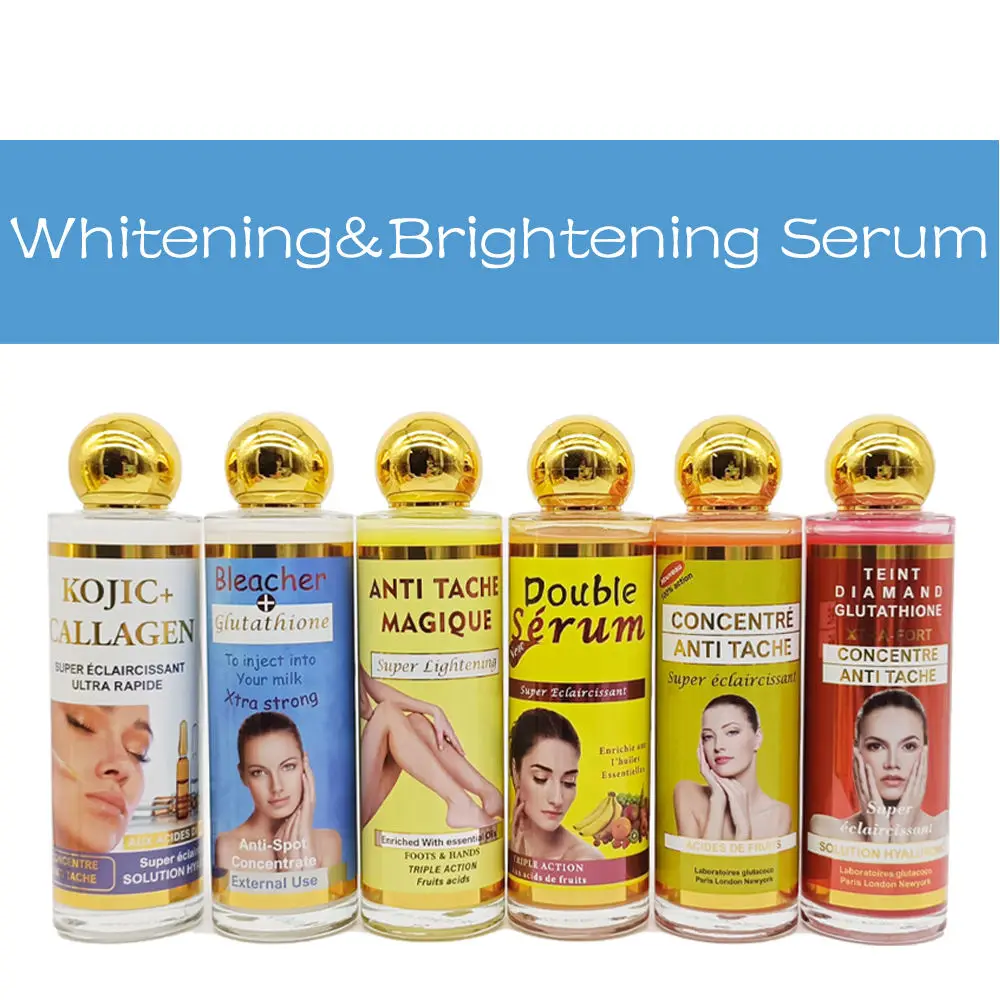 OEM Skin Care Pigmentation Removal Serum Whitening Brightening Natural Organic Vegan Dark Spot Coretcting Glow Serum