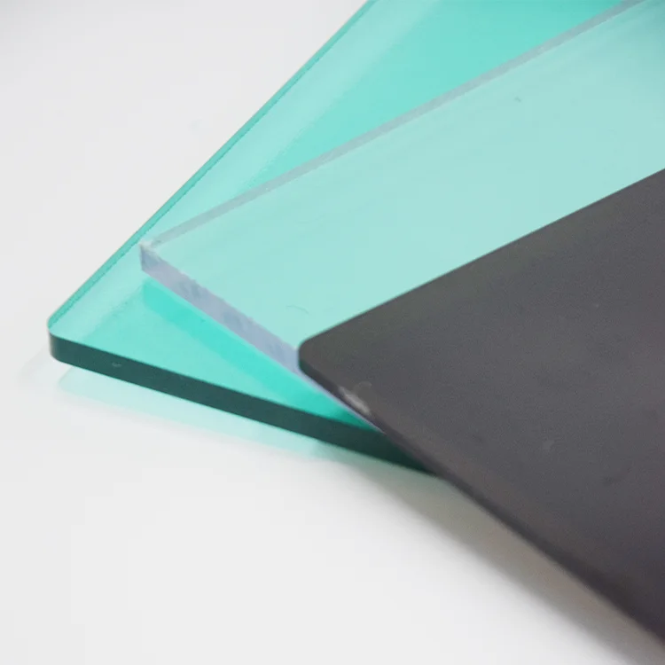 Hot Sale Heat Resistance 6mm 8mm 10mm Crystal  Soild Polycarbonate Sheet For Greenhouse