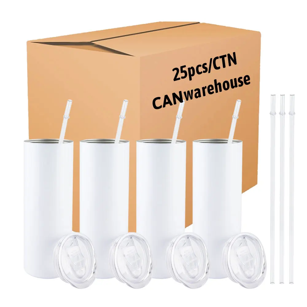 Elena Lin USA warehouse free shipping double walled white blanks sublimation 12oz 15oz 20oz 22oz 30oz tumblers ready to ship