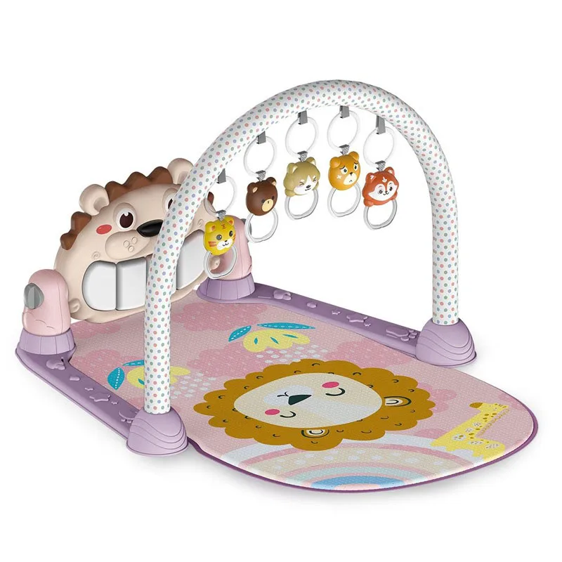 Baby pedal piano Baby fitness stand Music piano game mat Fitness carpet 0-1 year old toddler toys Baby Play Gym Mat