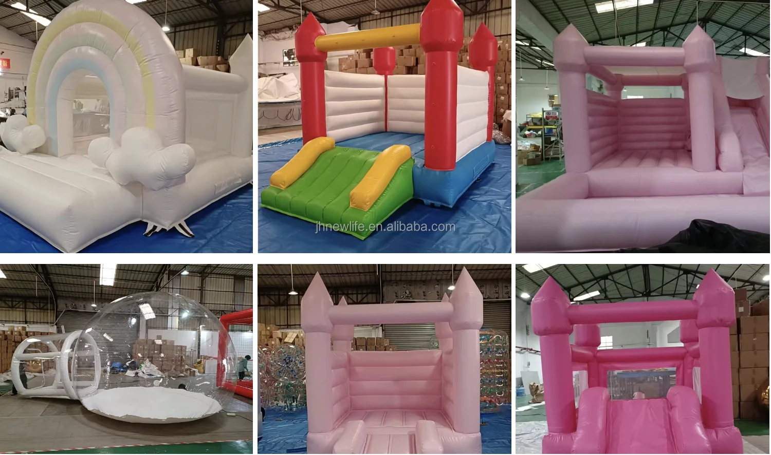 White Bouncer Jumper White Bouncy Castle Inflatable bubble tent slide White Bouncy Castle Commercial Party Rental