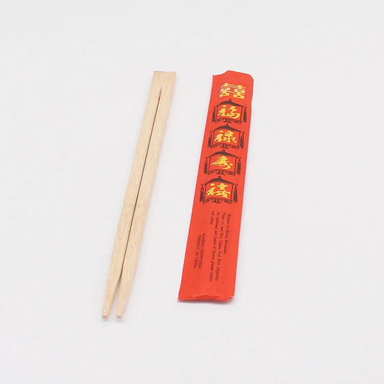21cm sushi twin korean popular bamboo chopsticks disposable with logo