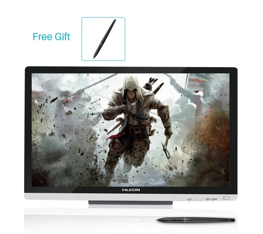  Huion GT-220 21 5 Дюймов графический планшет для рисования/монитор Цифровой искусство ЖК рисунок пером