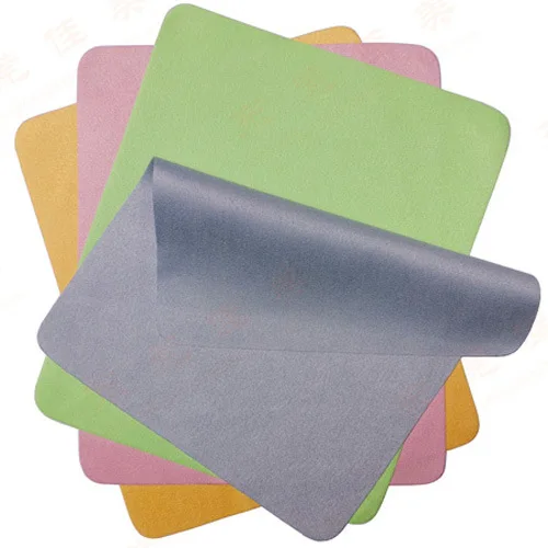 Wholesale Soft Microfiber Custom Logo Jewelry Polishing Cloth Anti Tarnish Cleaning Cloth For Sliver Jewelry