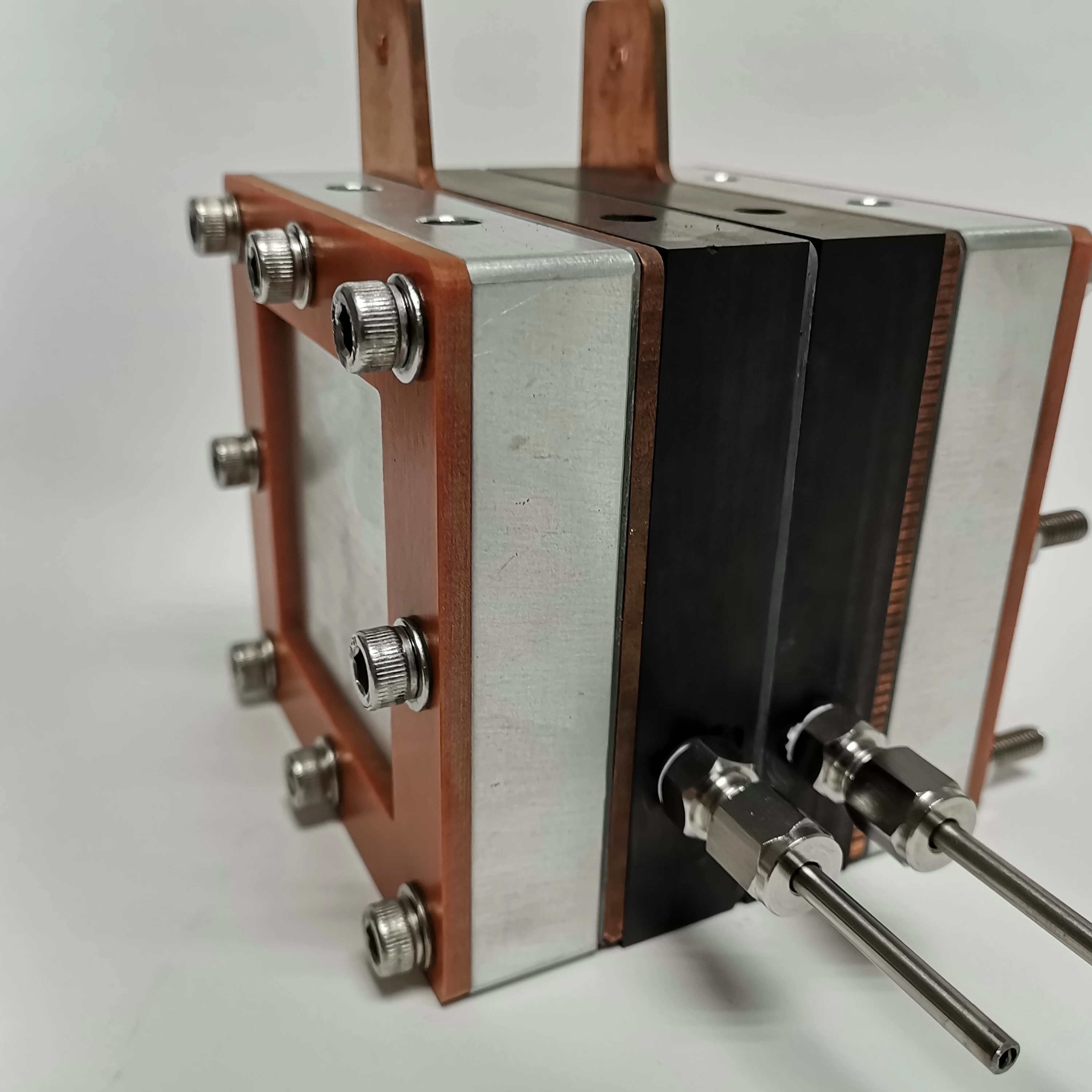 PEMFC 25cm2 hydrogen fuel cell Single Cell fixture for fuel cell fixture testing the performance of mea