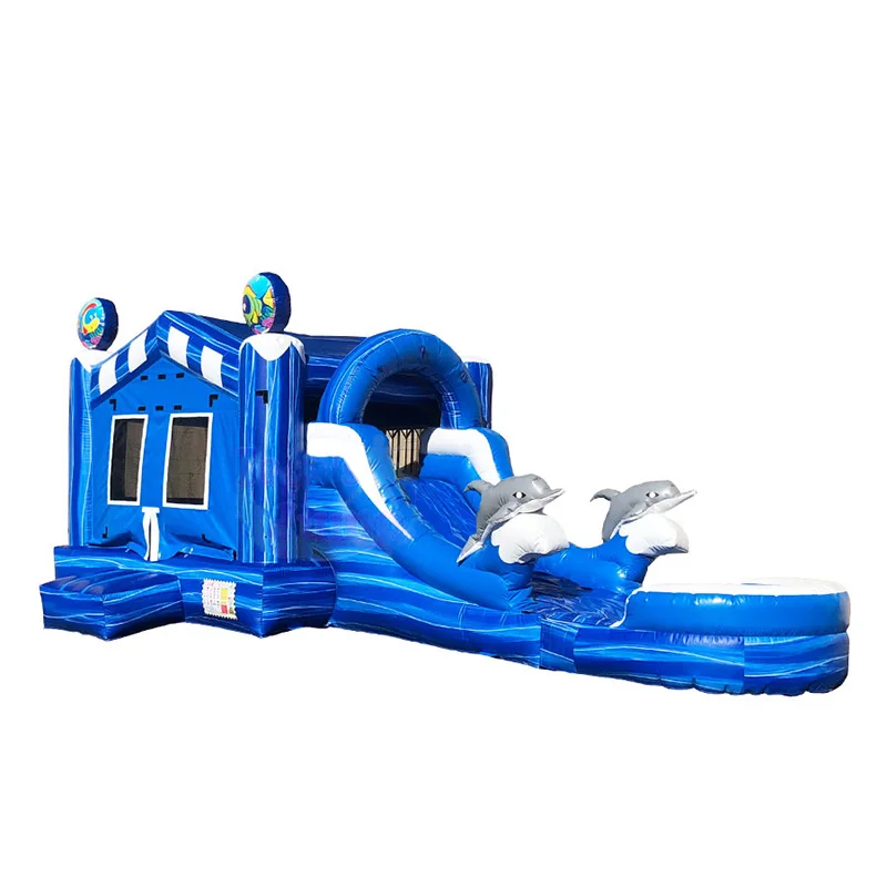 Inflatable bounce house commercial bounce house Shark bouncy castle