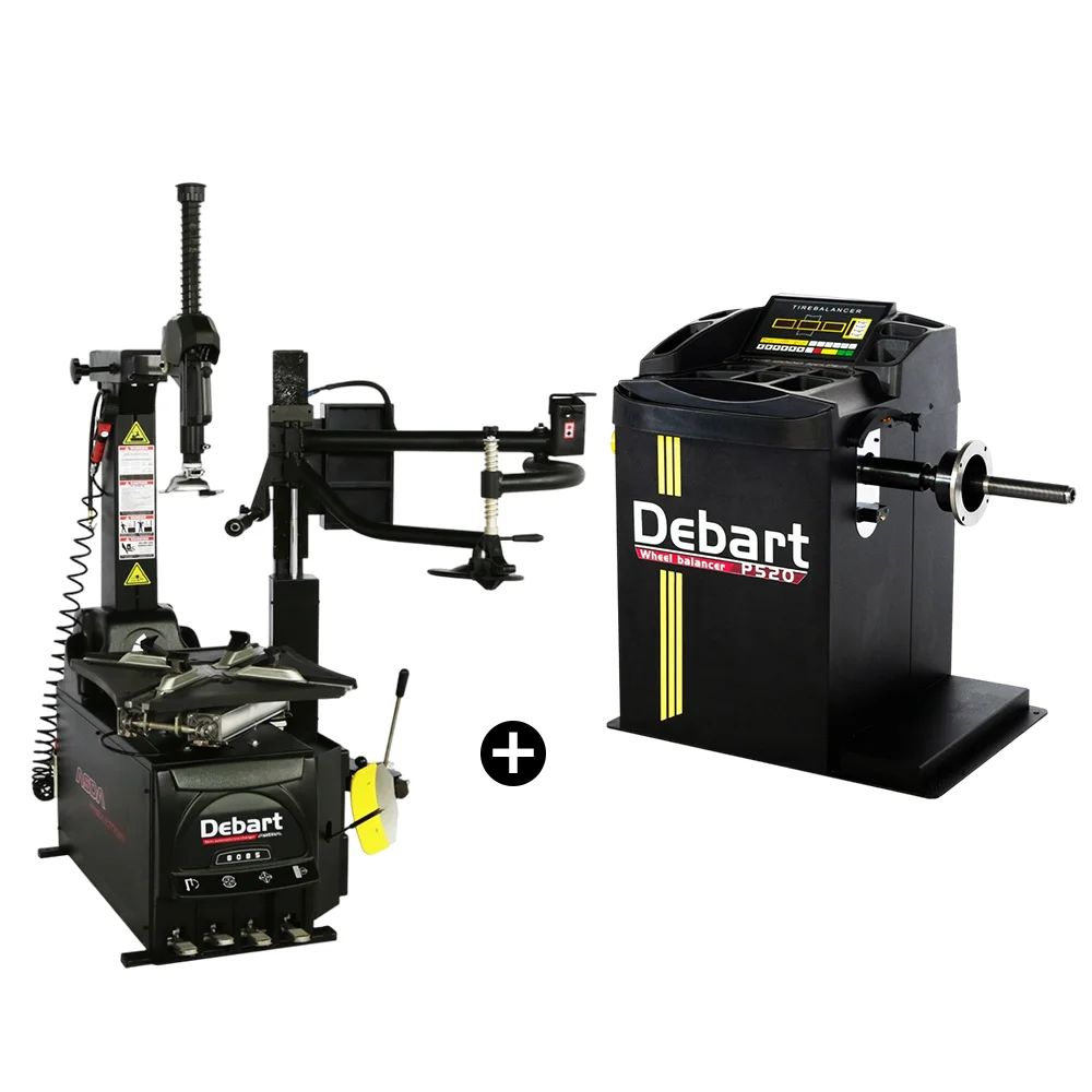 Computerized tire balancer and changer tire changer and wheel balancing machine