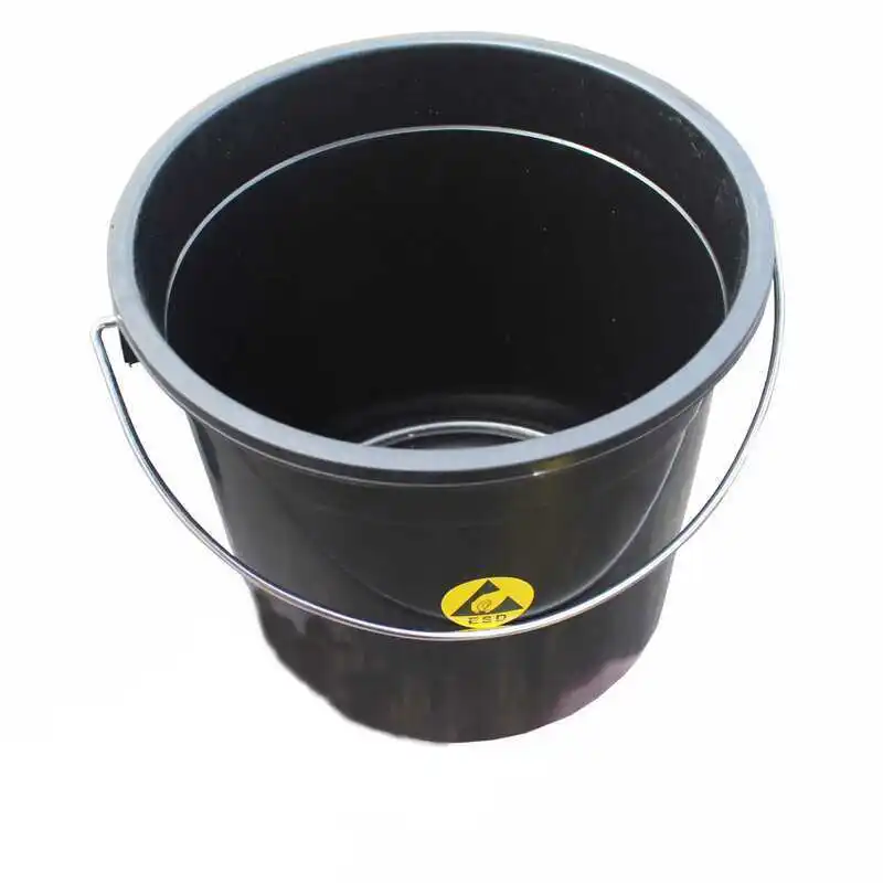 12L  Antistatic Durable Plastic ESD waste bins/Conductive waste storage container/ESD round  Waste Bin