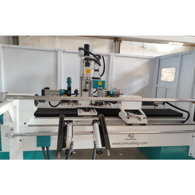 MT1220 Mustang Multifunctional 4 Axis Woodworking CNC Lathe Milling Machine Combo for Furniture Legs