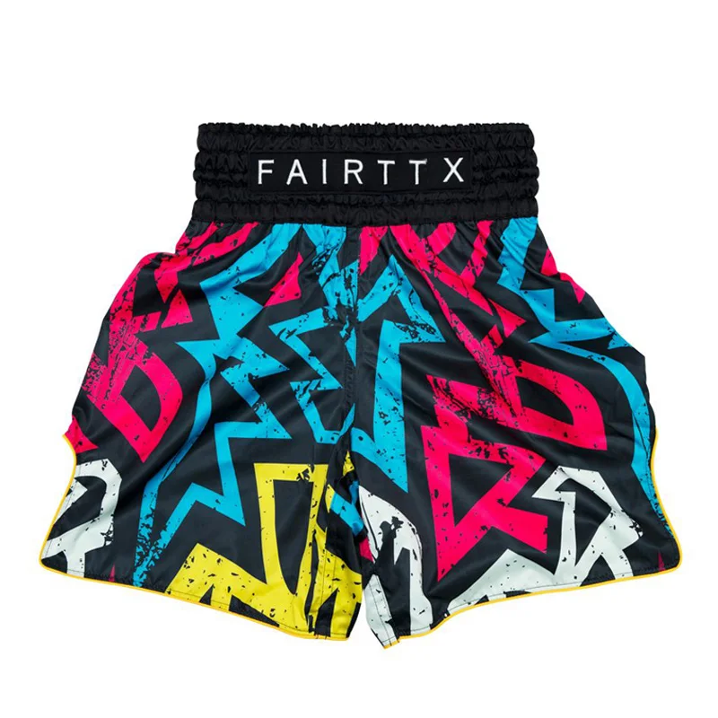 shorts for men Custom gym running nylon polyester martial arts wear boxing muay thai shorts