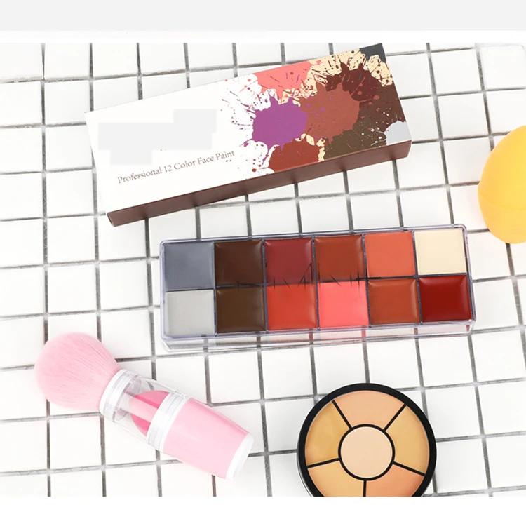 
12 Colors Face Paint for Halloween welcome small order 