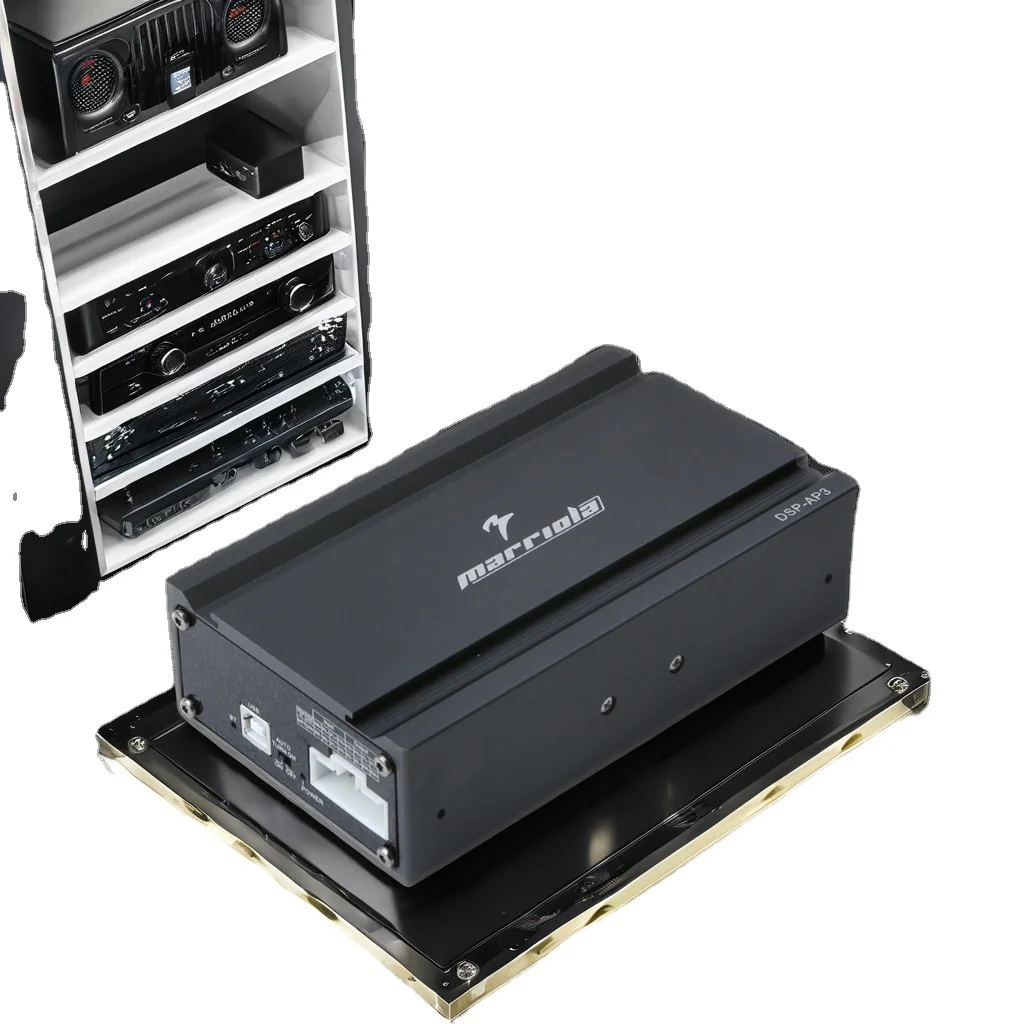 high quality  DSP car powerful Amplifier 4*45w RMS REAL POWER