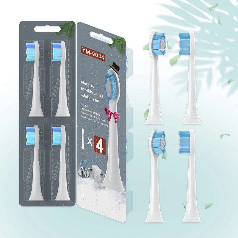 4Pcs Electric Toothbrush Head For Philps Electric Toothbrush Replacement Brush Heads