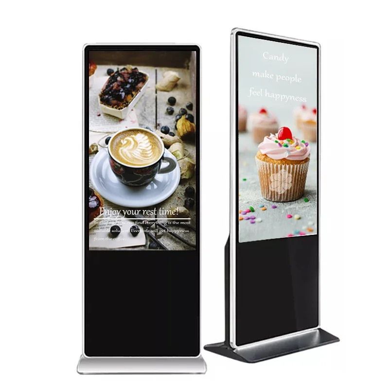 43 75 дюймов цифровой киоск крытый напольный рекламный дисплей lcd android digital signage и дисплеи