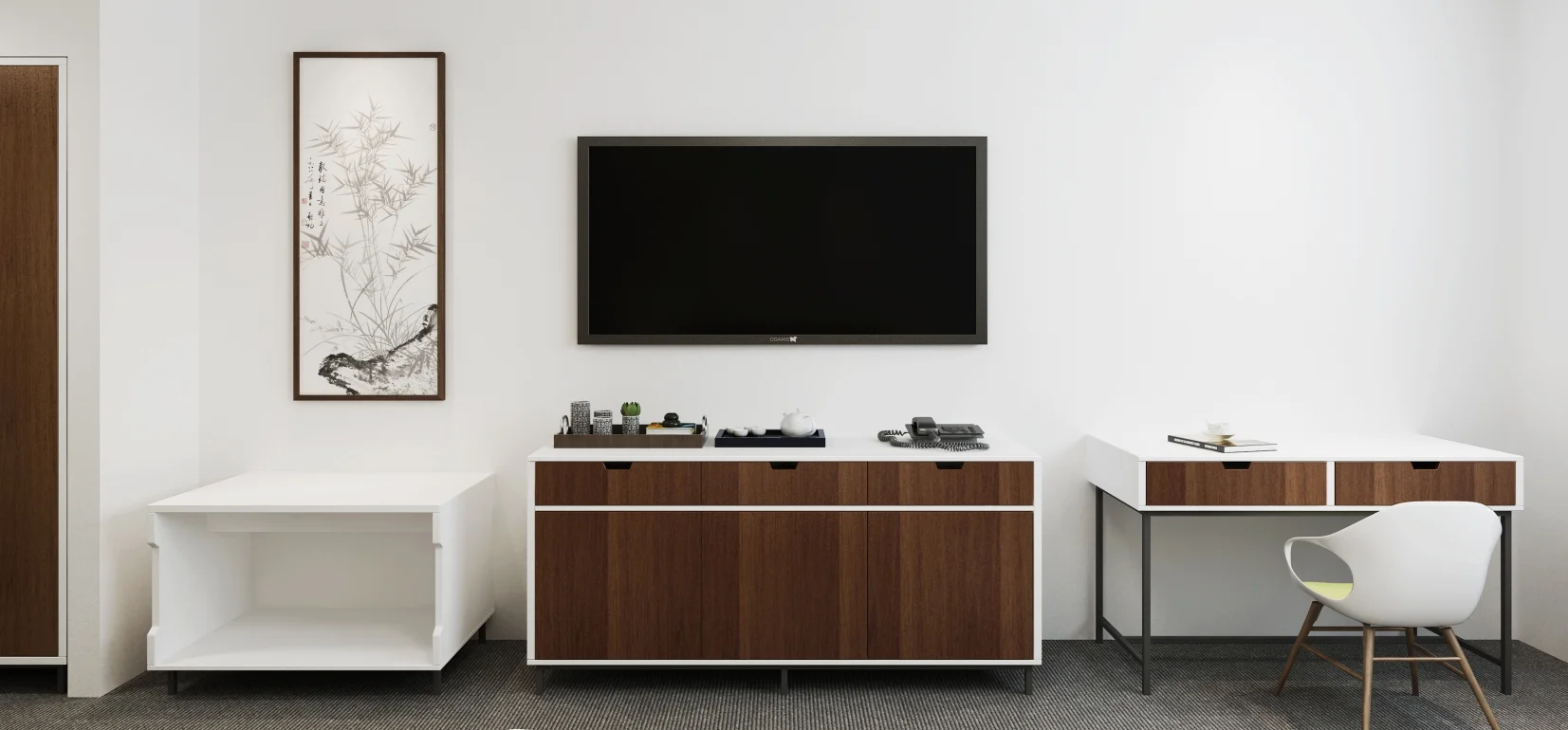 Hotel Bedroom Furniture Design Resort Hotel Bedroom Sets Star Business Cherry Zebra Painting Beach Wood Item Style House Surface