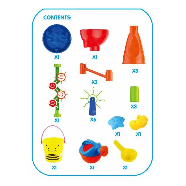 20243 Summer Toys Non-toxic Summer bath room kid water play track toys table games Outdoor toys