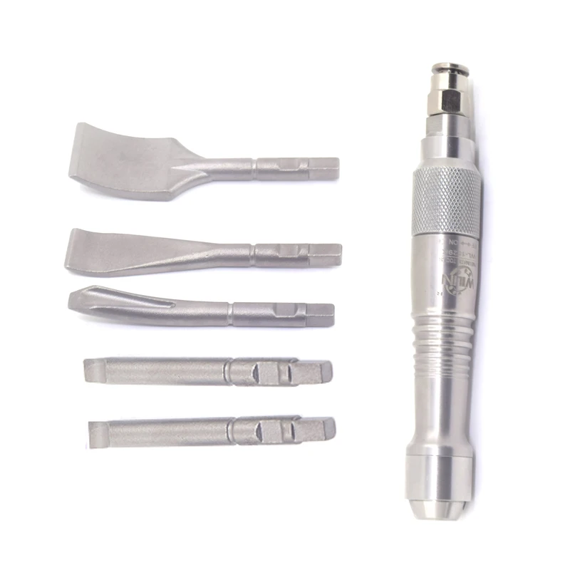 OEM Air Flux Chipper Pneumatic Shovel Gas Chisel Pencil Plaster Hammer DIY Engraver Pneumatic Chisel with Foot Switch Set