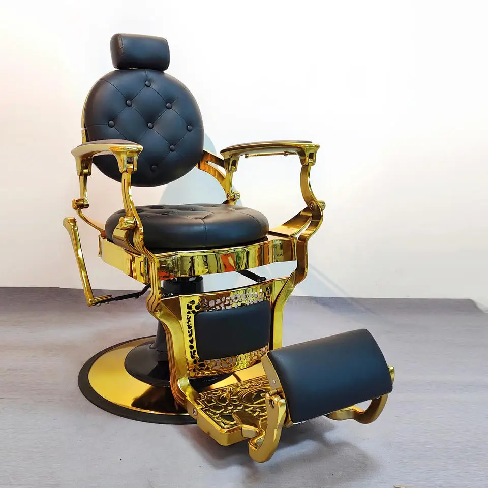 Wholesale vintage barber chair hair salon beauty chair barbershop hairdressing furniture for sale