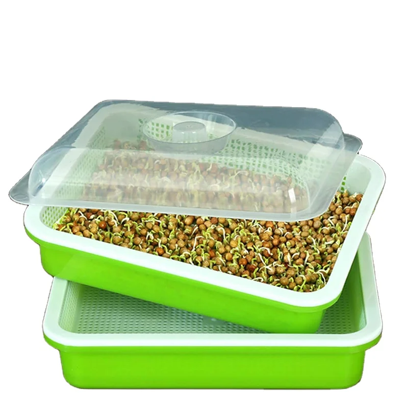 Flat Bean hydroponic seedling tray  for planting cheapest cultivation Hydroponics Seed tray