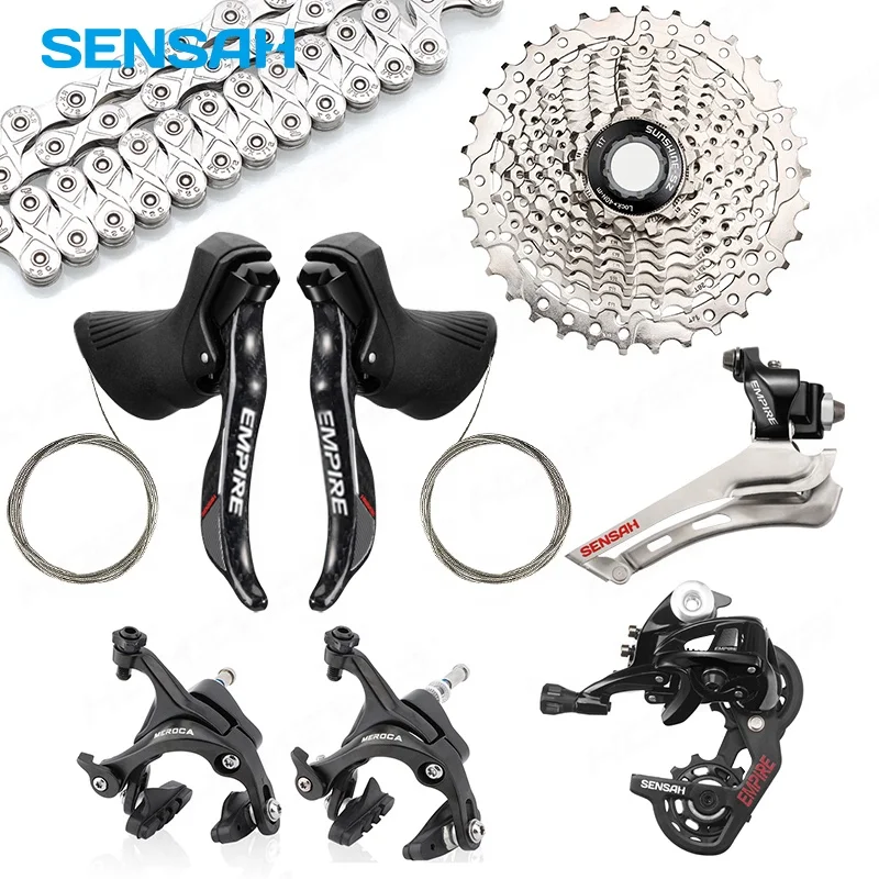 Sensah Empire 1x11/2x11 Speed Aluminum Alloy Carbon Road Bike Shifter SL+RD+FD Derailleur Groupset