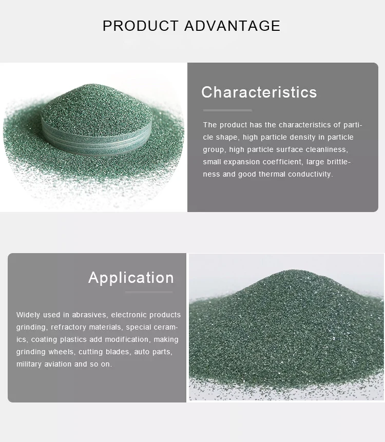 high purity green black silicon carbide powder 98% 99% SIC emery carborundum grit price