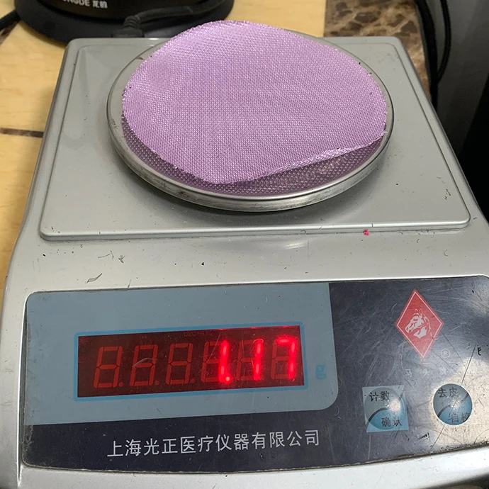 110GSM reflective surface polyester mesh fabric for pencil case