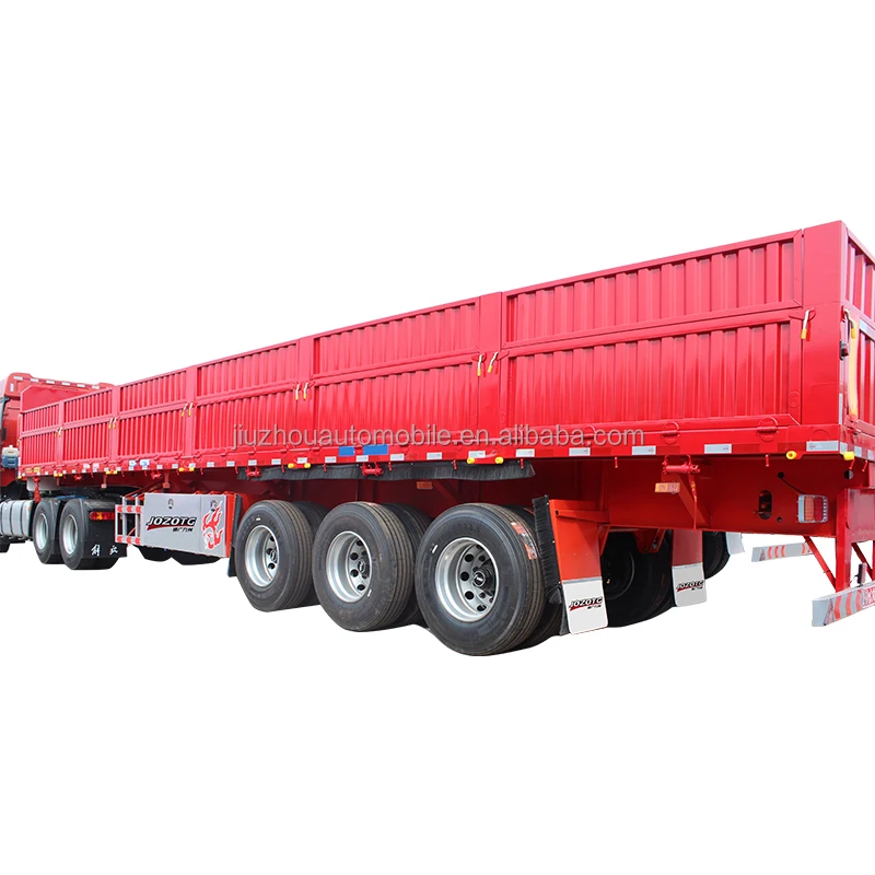 Новый 40-футовый прицеп с тормозной осью Wabco 40ton макс. стальной Алюминиевый Грузовик прицепы Заводская распродажа полуприцеп боковой стенкой