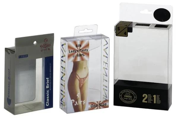 Hot Sale Transparent Printed Plastic PVC Box Package small order PET Clear Packaging Boxes for cosmetics Products