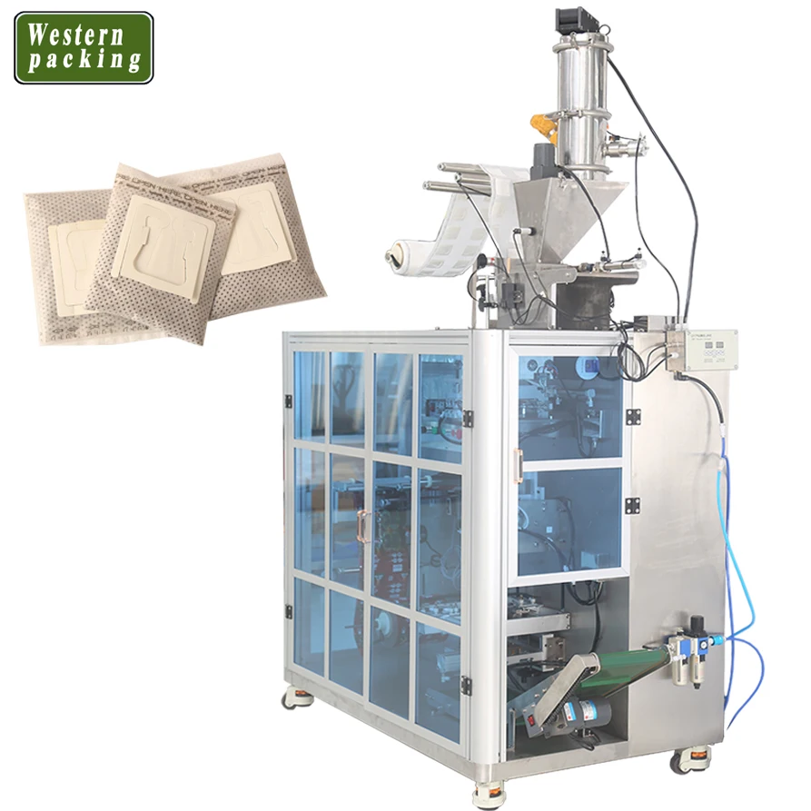 
2020 NEW Hanging ear automatic drip coffee bag packing machine with inner bag and envelope 