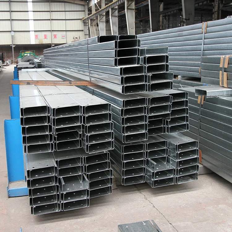 Tianjin CREDIT Hot Dipped Galvanized Steel C Channel Strut Channel And U Channel