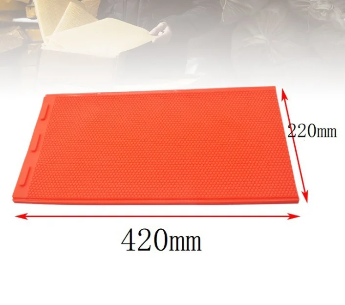 Silicone Beeswax Mold Flexible Beeswax Foundation 2 Sheets Press Embosser Machine Nest Box Nest Foundation