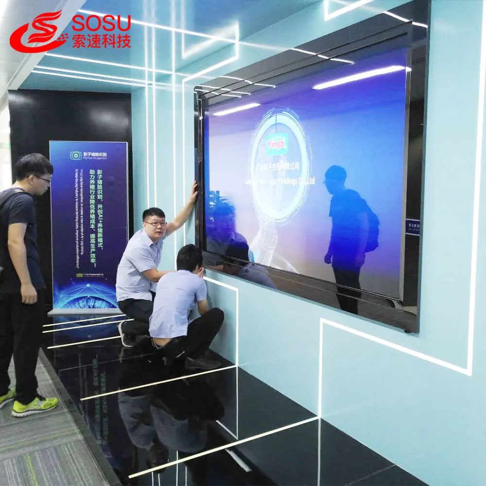  65 дюймов настенный планшетный ПК с системой андроида киоск Digital signage рекламные экраны для