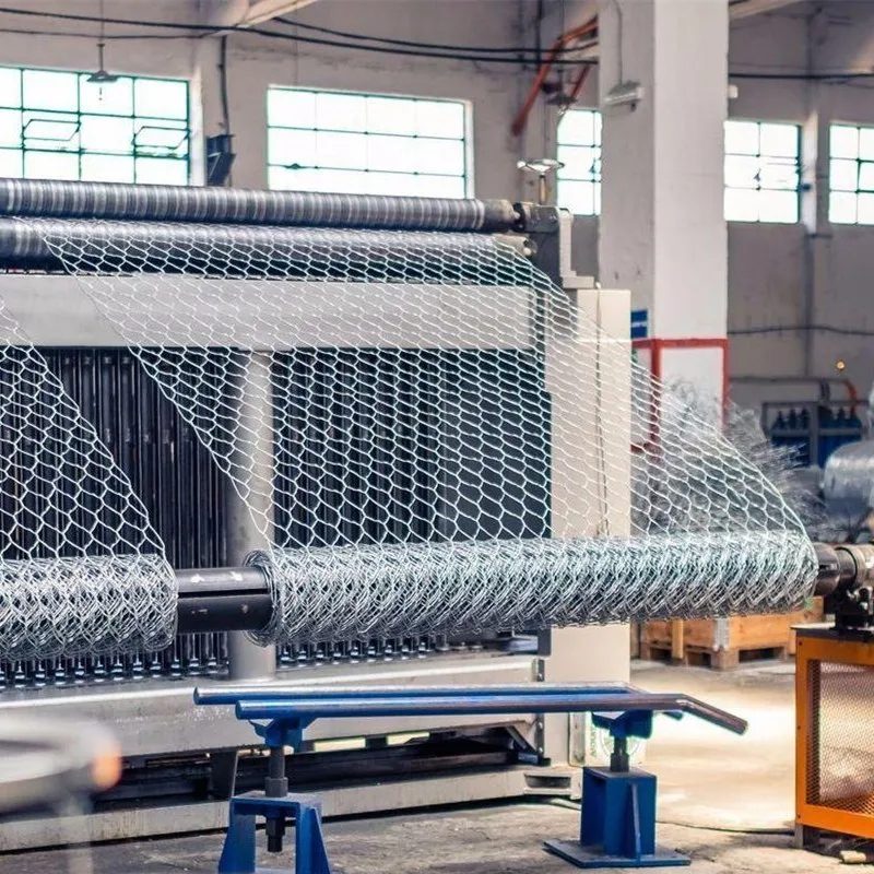 hot dipped Galvanized gabion mesh basket manufacture