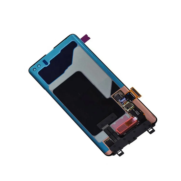 KULI оригинальный качественный Мобильный ЖК-дисплей для Samsung S10 plus оригинальная цветная изогнутая поверхность ЖК внешнее стекло сенсорный экран
