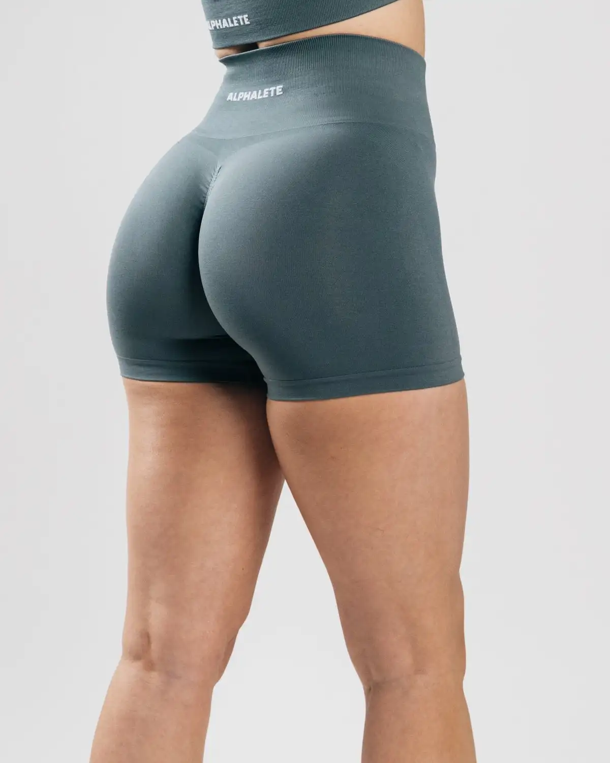 Custom Flexible Yoga Pants Hight Waist sport short leggings for women wholesale alphalete supplier amplify Yoga Shorts