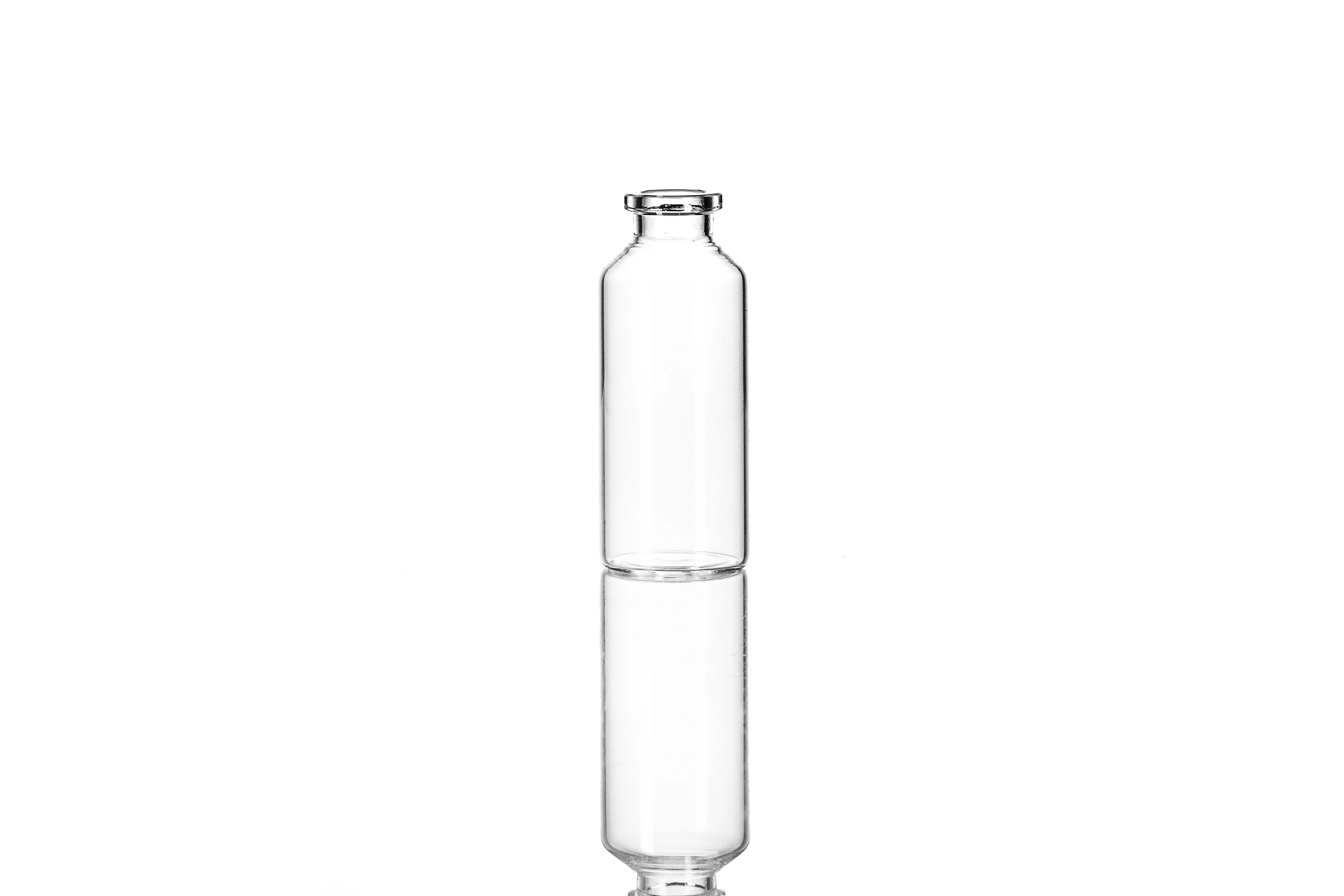 High quality 3ml mini clear amber type 1 glass vial for injection glass bottle with butyl rubber stopper and aluminum lid