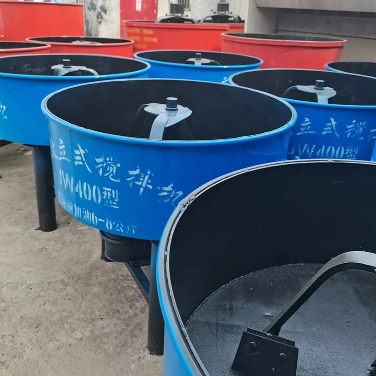 JW400 Concrete Cement Sand Block Raw Material Pan Mixer For Sale