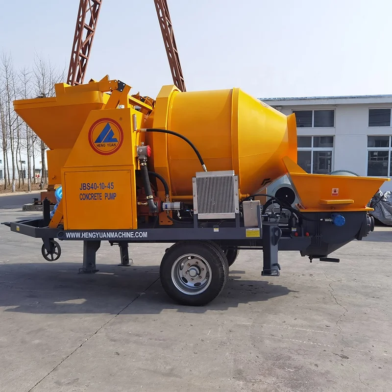 Diesel Concrete Mixer Pump Mixing Pumping Machine And Concrete Mixer Cement Mortar Pump Concrete