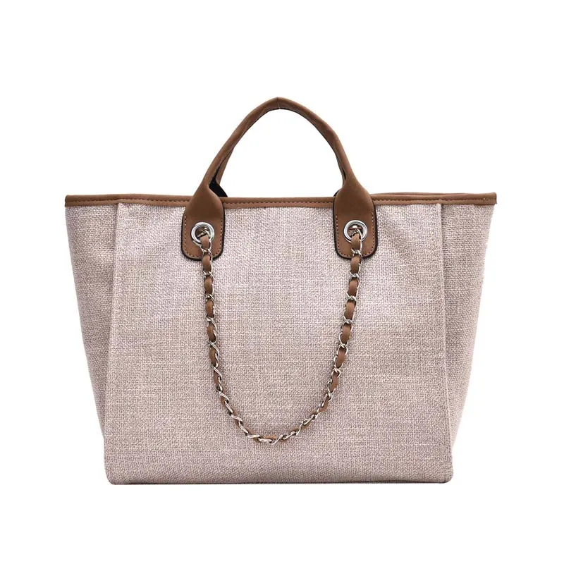 Dropshipping Large Canvas Tote Bag for Women Luxury Satchel Handbags Ladies Briefcase Waterproof Work Bags